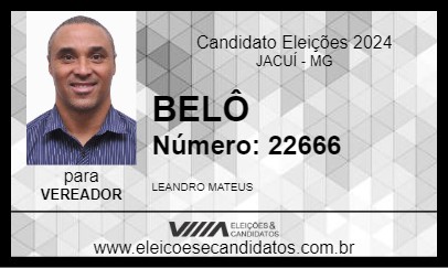 Candidato BELÔ 2024 - JACUÍ - Eleições