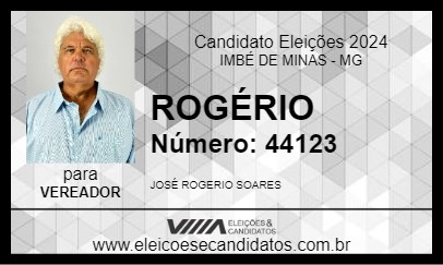 Candidato ROGERÃO 2024 - IMBÉ DE MINAS - Eleições