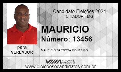 Candidato MAURICIO 2024 - CHIADOR - Eleições