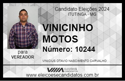 Candidato VINICINHO MOTOS 2024 - ITUTINGA - Eleições