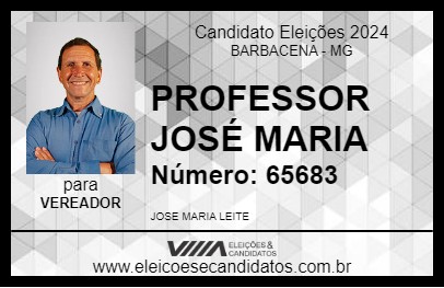 Candidato PROFESSOR JOSÉ MARIA LEITE 2024 - BARBACENA - Eleições