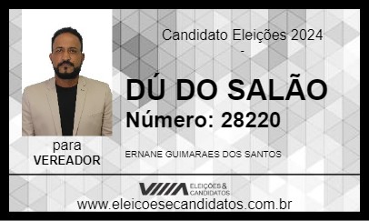 Candidato DÚ DO SALÃO 2024 - SANTA LUZIA - Eleições