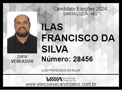 Candidato ENFERMEIRO ILAS 2024 - SANTA LUZIA - Eleições