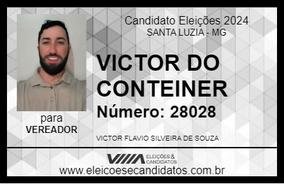 Candidato VICTOR DO CONTAINER 2024 - SANTA LUZIA - Eleições