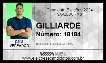 Candidato GILLIARDE 2024 - SARZEDO - Eleições