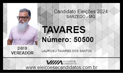 Candidato TAVARES 2024 - SARZEDO - Eleições