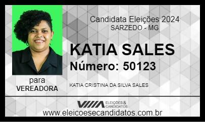 Candidato KATIA SALES 2024 - SARZEDO - Eleições