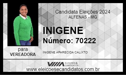 Candidato INIGENE 2024 - ALFENAS - Eleições