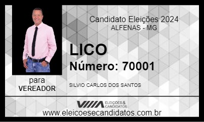 Candidato LICO 2024 - ALFENAS - Eleições