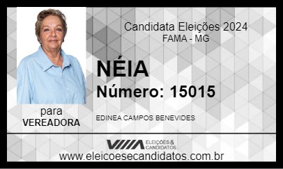 Candidato NÉIA 2024 - FAMA - Eleições