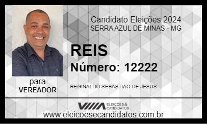 Candidato REIS 2024 - SERRA AZUL DE MINAS - Eleições