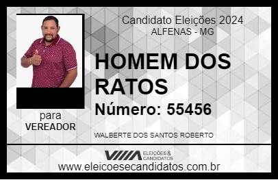 Candidato HOMEM DOS RATOS 2024 - ALFENAS - Eleições