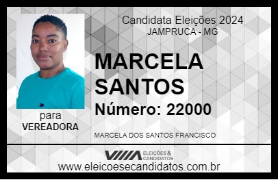 Candidato MARCELA SANTOS 2024 - JAMPRUCA - Eleições