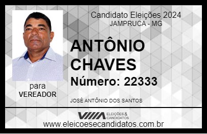 Candidato ANTÔNIO CHAVES 2024 - JAMPRUCA - Eleições