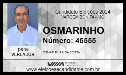 Candidato OSMARINHO 2024 - VARGEM BONITA - Eleições