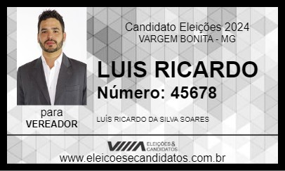 Candidato LUIS RICARDO 2024 - VARGEM BONITA - Eleições