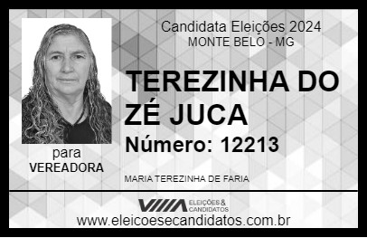 Candidato TEREZINHA DO ZÉ JUCA 2024 - MONTE BELO - Eleições