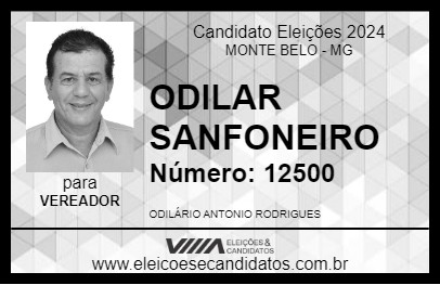 Candidato ODILAR SANFONEIRO 2024 - MONTE BELO - Eleições