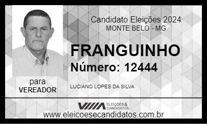 Candidato FRANGUINHO 2024 - MONTE BELO - Eleições