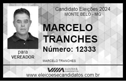 Candidato MARCELO TRANCHES 2024 - MONTE BELO - Eleições