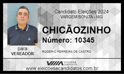 Candidato CHICÃOZINHO 2024 - VARGEM BONITA - Eleições