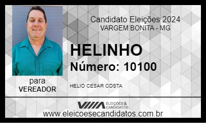 Candidato HELINHO 2024 - VARGEM BONITA - Eleições