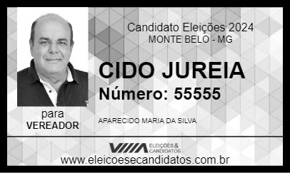 Candidato CIDO JUREIA 2024 - MONTE BELO - Eleições