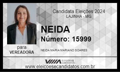 Candidato NEIDA 2024 - LAJINHA - Eleições