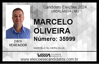 Candidato MARCELO OLIVEIRA 2024 - UBERLÂNDIA - Eleições