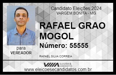 Candidato RAFAEL GRAO MOGOL 2024 - VARGEM BONITA - Eleições