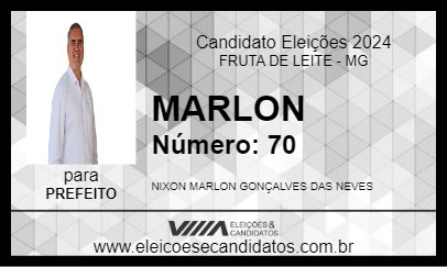 Candidato MARLON 2024 - FRUTA DE LEITE - Eleições