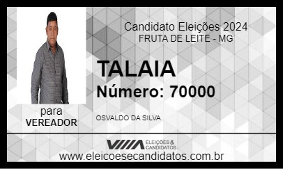 Candidato TALAIA 2024 - FRUTA DE LEITE - Eleições