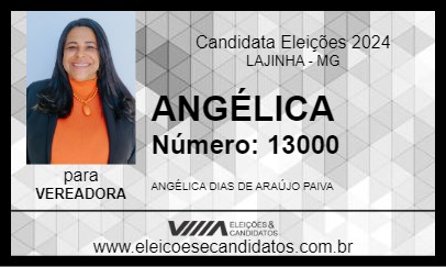 Candidato ANGÉLICA 2024 - LAJINHA - Eleições