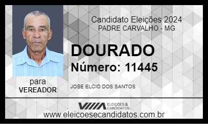 Candidato DOURADO 2024 - PADRE CARVALHO - Eleições