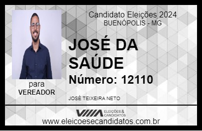 Candidato JOSÉ DA SAÚDE 2024 - BUENÓPOLIS - Eleições