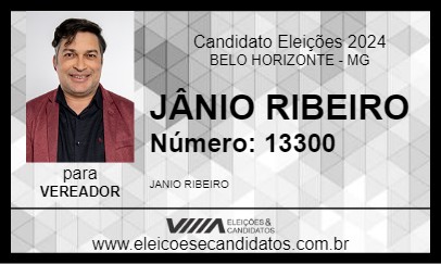 Candidato JÂNIO RIBEIRO 2024 - BELO HORIZONTE - Eleições