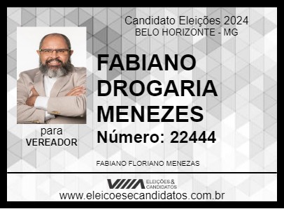 Candidato FABIANO DROGARIA MENEZES 2024 - BELO HORIZONTE - Eleições