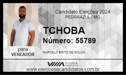 Candidato TCHOBA 2024 - PEDRA AZUL - Eleições