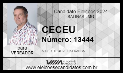 Candidato CECEU 2024 - SALINAS - Eleições