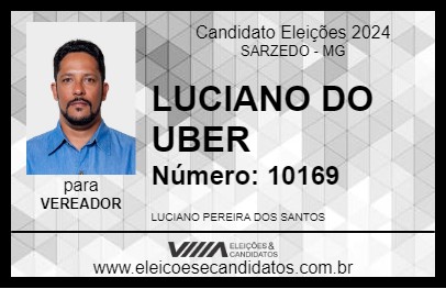 Candidato LUCIANO DO UBER 2024 - SARZEDO - Eleições