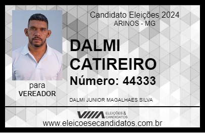 Candidato DALMI CATIREIRO 2024 - ARINOS - Eleições