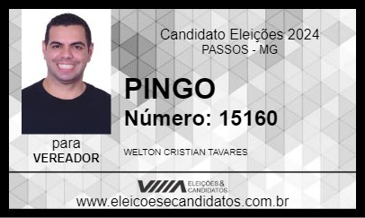 Candidato PINGO 2024 - PASSOS - Eleições