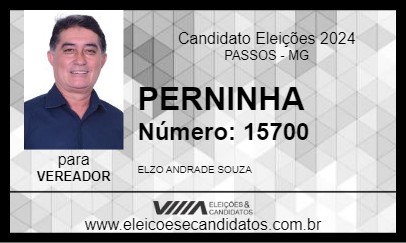 Candidato PERNINHA 2024 - PASSOS - Eleições