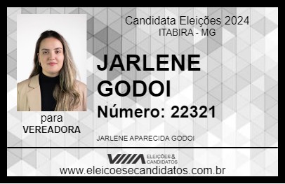 Candidato JARLENE GODOI 2024 - ITABIRA - Eleições