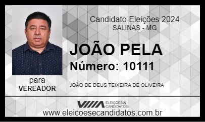 Candidato JOÃO PELA 2024 - SALINAS - Eleições