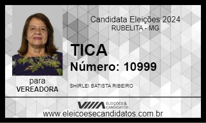 Candidato TICA 2024 - RUBELITA - Eleições