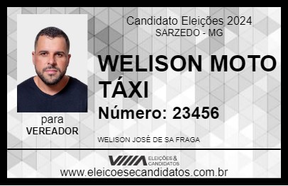 Candidato WELISON MOTO TÁXI 2024 - SARZEDO - Eleições