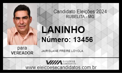 Candidato LANINHO 2024 - RUBELITA - Eleições