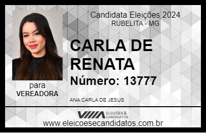 Candidato CARLA DE RENATA 2024 - RUBELITA - Eleições