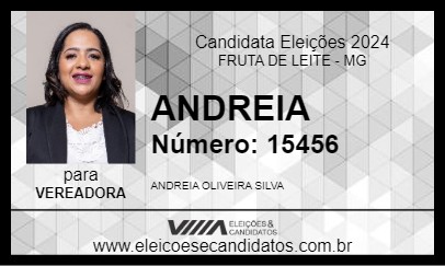 Candidato ANDREIA 2024 - FRUTA DE LEITE - Eleições